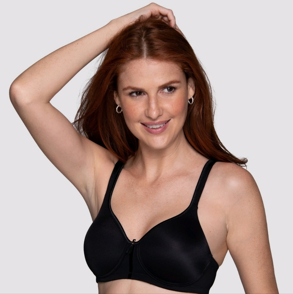 Wireless Black Bra 38D Elegant Bra Office wear - Picture 5 of 13